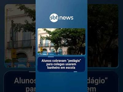 Alunos cobravam “pedágio” para colegas usarem banheiro em escola