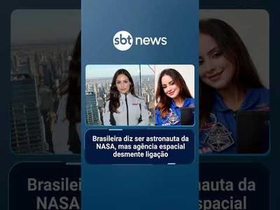 Brasileira diz ser astronauta da NASA, mas agência espacial desmente ligação | #SBTManhã