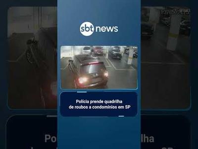 Operação prende 15 suspeitos de roubos a condomínios de luxo em SP | #SBTBrasil