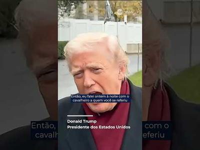 Trump reage à prisão preventiva de Jair Bolsonaro: “É uma pena” | #SBTNews