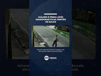 Mulher é presa após abandonar filha recém-nascida dentro de balde no Pará | #SBTNotícias