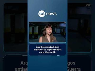 Arquiteta mapeia abrigos antiaéreos da Segunda Guerra em prédios do Rio