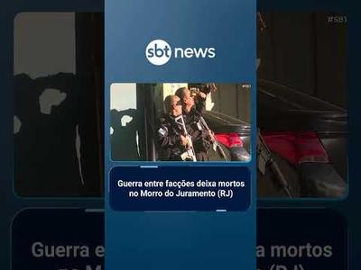 Guerra entre facções deixa mortos no Morro do Juramento (RJ) | #SBTBrasil