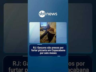RJ: Garçons são presos por furtar pizzaria em Copacabana por seis meses | #SBTManhã