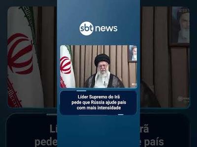 Líder Supremo do Irã pede que Rússia ajude país com mais intensidade | #SBTBrasil