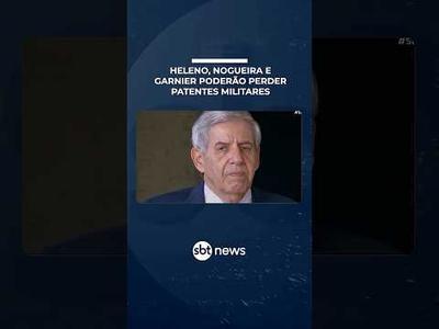 Militares presos: Heleno, Nogueira e Garnier poderão perder patentes | #SBTBrasil