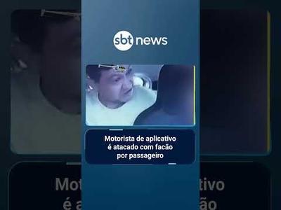 Motorista de aplicativo é atacado com facão por passageiro | #PrimeiroImpacto