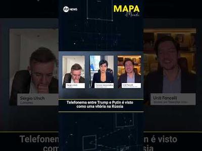 Telefonema entre Trump e Putin é visto como uma vitória na Rússia