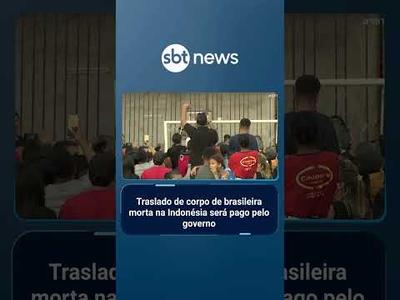 Lula anuncia que governo vai custear traslado de brasileira morta na Indonésia | #SBTBrasil