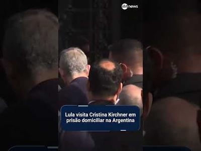 Lula visita Cristina Kirchner em prisão domiciliar na Argentina
