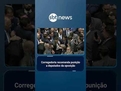 Corregedoria recomenda punições a deputados de oposição após ocupação do plenário | #SBTBrasil