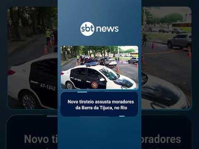 Tiroteio na Barra da Tijuca: motorista é baleado em emboscada no Rio | #SBTBrasil