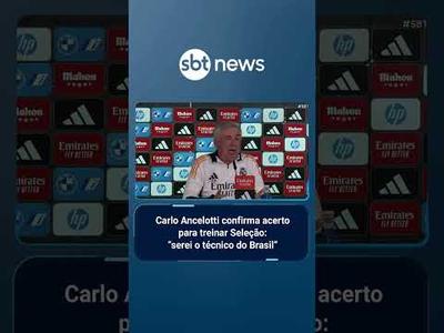 Ancelotti confirma acerto para treinar seleção: "serei o técnico do Brasil"