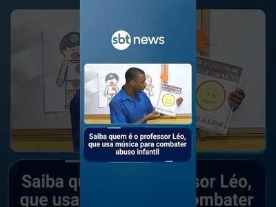 Saiba quem é o professor Léo, que usa música para combater abuso infantil