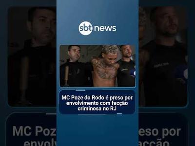 MC Poze do Rodo é preso por envolvimento com facção criminosa no RJ