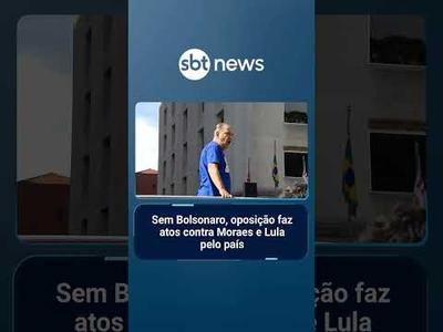 Apoiadores de Bolsonaro fazem protestos contra Moraes e Lula pelo país | #SBTNoticias