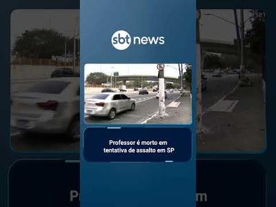 Professor universitário é morto durante tentativa de assalto em São Paulo | #SBTBrasil