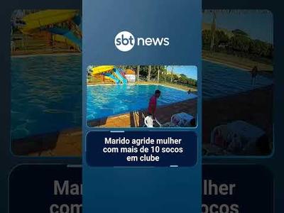 Marido agride mulher com mais de 10 socos em clube de Mato Grosso | #PrimeiroImpacto