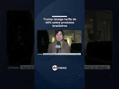 Trump revoga tarifa de 40% sobre produtos brasileiros