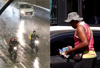 Onda de calor, tempestade e chuvas intensas: extremos climáticos deixam 8 estados em alerta laranja