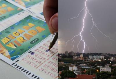 Ganhar na Mega da Virada ou ser atingido por um raio? Veja chances de começar 2026 bilionário