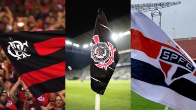 Atlas/Intel: Flamengo é o time com maior torcida do Brasil, seguido por Corinthians e São Paulo