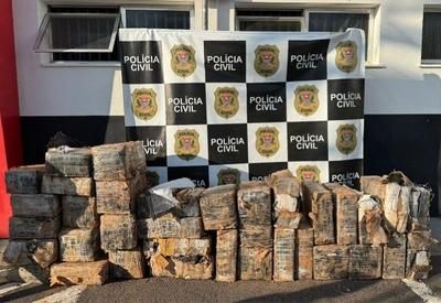 Polícia apreende quase uma tonelada de maconha escondida em poço em Atibaia (SP)