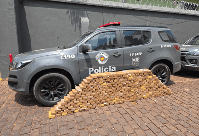 Polícia apreende 300 tijolos de pasta base de cocaína avaliados em R$ 21 milhões em Ribeirão Preto (SP)