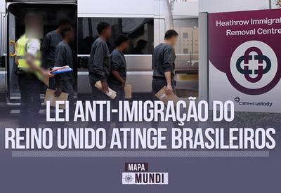Mapa Mundi: lei anti-imigração faz número de brasileiros deportados do Reino Unido dobrar