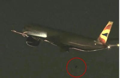 Avião perde roda do trem de pouso durante decolagem nos EUA