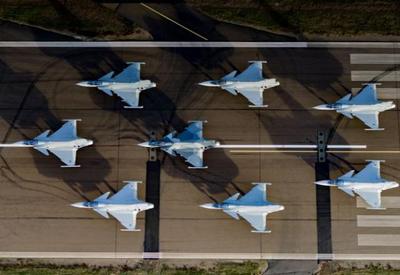 Seis caças suecos vão ser entregues à Força Aérea Brasileira