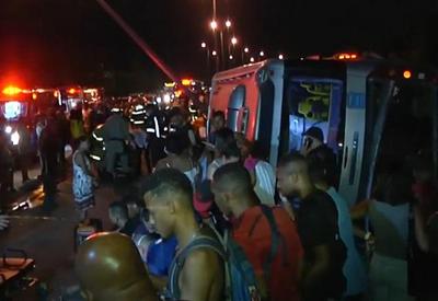 RJ: tombo de ônibus BRT deixa um morto e 34 feridos