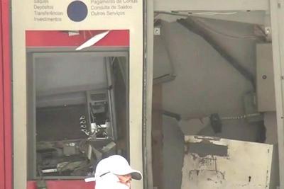 Bandidos espalham terror em cidade paulista para roubar caixas eletrônicos