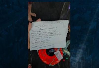 Bilhete em garrafa ajuda Marinha a encontrar náufragos desaparecidos há 17 dias no PA