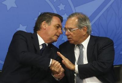 Bolsonaro e Guedes se encontram no Ministério da Economia; assista