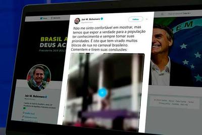 Bolsonaro posta vídeo polêmico no Twitter e caso ganha destaque internacional