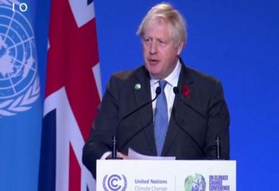COP 26: Boris Johnson faz apelo ao mundo para por fim ao aquecimento global