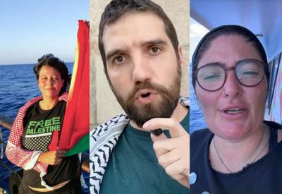 Embarcações com Greta Thunberg e ativistas brasileiros são interceptadas por Israel próximo à Gaza