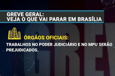 Brasília: Saiba quais categorias aderiram à greve geral