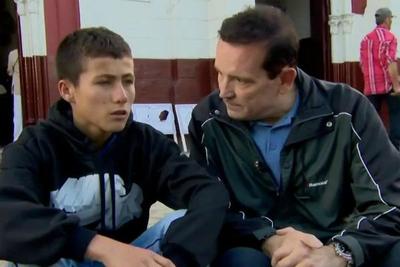 Cabrini entrevista adolescente que ajudou a salvar vítimas do acidente da Chapecoense
