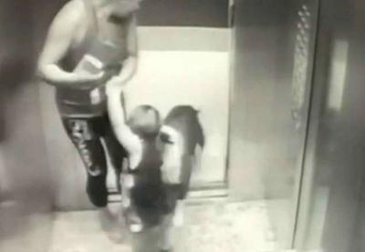 Cachorro ataca bebê de um ano e sete meses dentro de elevador