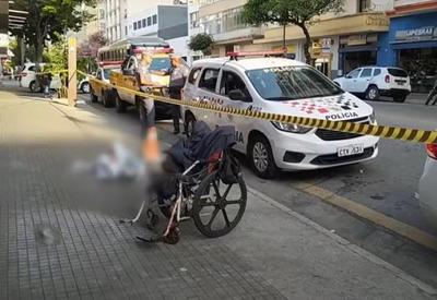 Cadeirante morre após ser esfaqueado em briga no centro de SP