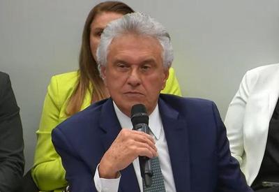 Governador de Goiás, Ronaldo Caiado, é internado em SP após quadro de arritmia cardíaca