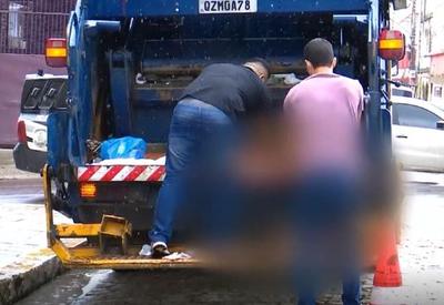 Corpo esquartejado é encontrado em caminhão de lixo em Manaus