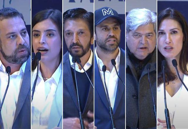 Candidatos à Prefeitura de São Paulo se enfrentam em debate | Reprodução