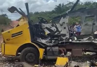 Criminosos explodem carro forte durante ataque no Pará