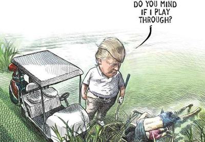 Cartunista é demitido após desenhar charge polêmica de Donald Trump