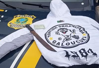 Polícia Federal encontra facão com torcedores do Atlético Mineiro