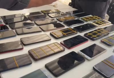 Polícia encontra 300 celulares dentro de casa na zona leste de São Paulo