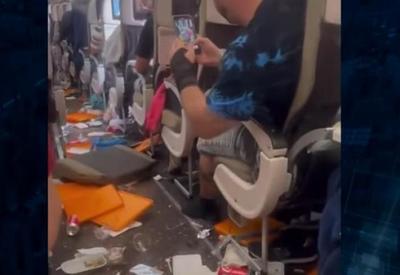 Vídeo: turbulência arremessa passageiros para o alto e deixa 10 feridos
